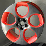 VW Golf Monza wheel special two tone paintwork